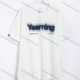 Wholesale Men's Casual Round Neck Letter Print Short Sleeve Loose Fit T-shirt #31012 White Clothing Wholesale Market Liuhua