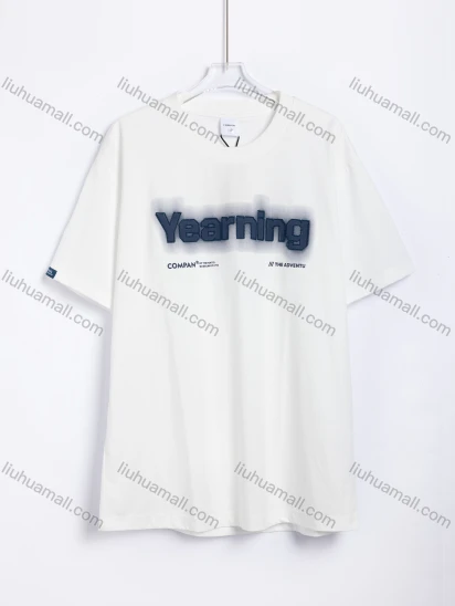 Wholesale Men's Casual Round Neck Letter Print Short Sleeve Loose Fit T-shirt #31012