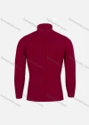 Wholesale Men's Casual Turtleneck Plain Cable Knit Sweater - Liuhuamall