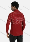 Wholesale Men's Casual Long Sleeve Abstract Print Button Down Shirt - Liuhuamall