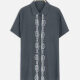 Women's Plus Size Round Neck Short Sleeve Embroidery Casual Shirt 14# Clothing Wholesale Market -LIUHUA