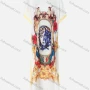 Wholesale Women's African Bat Sleeve Boat Neck Vintage Print Plus Size Maxi Kaftan Dress preview