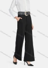 Wholesale Women's Casual Plain High Waist Wide Leg Pants With Belt - Liuhuamall