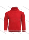 Wholesale Boys Wool Long Sleeve Turtleneck Plain Pullover Sweater - Liuhuamall
