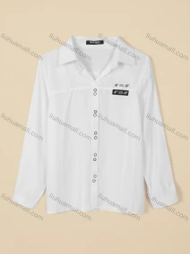 Wholesale Women's Long Sleeve Button Front Decor Plain T-Shirt, LIUHUA CLOTHING WHOLESALE