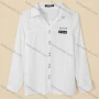 Wholesale Women's Long Sleeve Button Front Decor Plain T-Shirt preview