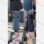 Wholesale Women's Double-sided Wear Fuzzy Faux Fur Hood Pockets Zipper Quilted Puffer Coat 2121# preview