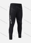 Wholesale Men's Performance Workout Drawstring Slogan Athletic Tights Pants With Zip Pockets LT135# - Liuhuamall