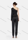 Wholesale Women's Fashion Elegant One Shoulder Cami Ankle Length Straight Leg Jumpsuit With Belt - Liuhuamall