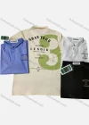 Wholesale Men's Short Sleeve Letter & Number Print Polo Shirt - Liuhuamall
