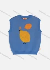 Wholesale Kid's Casual Crew Neck Sleeveless Cartoon Graphic Knit Sweater Vest MB23AMY701# - Liuhuamall