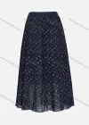 Wholesale Women's Casual Elastic Waist Pleated Allover Print Breathable Mesh Skirts - Liuhuamall