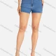 Wholesale Women's Casual Plain Short Skinny Fit Jean Shorts Azure Clothing Wholesale Market Liuhua