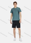 Wholesale Men's Sporty Round Neck Short Sleeve Striped Quick Dry Breathable T-Shirt  - Liuhuamall