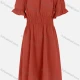 Wholesale Women's Elegant Off Shoulder Empire Waist Flounce Sleeve Maxi Dress 8# Clothing Wholesale Market Liuhua