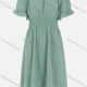 Wholesale Women's Elegant Off Shoulder Empire Waist Flounce Sleeve Maxi Dress 20# Clothing Wholesale Market Liuhua