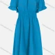 Wholesale Women's Elegant Off Shoulder Empire Waist Flounce Sleeve Maxi Dress 46# Clothing Wholesale Market Liuhua