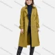 Wholesale Women's Lapel Double Breasted Mid Length Trench Coat With Tie Belt 19# Clothing Wholesale Market Liuhua