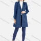 Wholesale Women's Plain Double Breasted Buckle Belted Casual Trench Coat 061# 43# Clothing Wholesale Market Liuhua