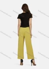 Wholesale Women's Casual High Waist Drawstring Rib-Knit Plain Wide Leg Pants 2017# - Liuhuamall