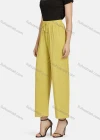 Wholesale Women's Casual High Waist Drawstring Rib-Knit Plain Wide Leg Pants 2017# - Liuhuamall