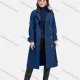 Wholesale Women's Lapel Double Breasted Mid Length Trench Coat With Tie Belt 43# Clothing Wholesale Market Liuhua