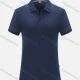 Wholesale Women's Casual Slim Fit Button Front Plain Basics Polo Shirt 8901B# Navy Clothing Wholesale Market Liuhua