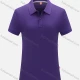 Wholesale Women's Casual Slim Fit Button Front Plain Basics Polo Shirt 8901B# Purple Clothing Wholesale Market Liuhua