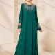 Wholesale Women's Evening Formal Elegant Rhinestone Embellished Long Sleeve Maxi Dress #LHB002 Green Clothing Wholesale Market Liuhua
