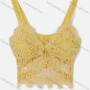 Wholesale Women's Sexy Elastic Mesh Guipure Lace Camisoles With Built-in Bra preview