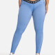 Women's Sporty Letter Skinny Fit Elastic Waist Yoga Leggings Blue Clothing Wholesale Market -LIUHUA