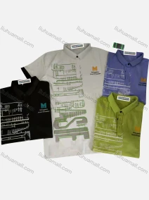 Wholesale Men's Short Sleeve Letter Print Polo Shirt, LIUHUA CLOTHING WHOLESALE