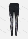 Wholesale Women's Athletic Reflective Stripes High Waist Yoga Elasticity Leggings - Liuhuamall