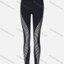 Wholesale Women's Athletic Reflective Stripes High Waist Yoga Elasticity Leggings preview