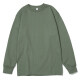 Men's Casual Basic Round Neck Long Sleeve Pullover 250g Sweatshirt Laurel Green Clothing Wholesale Market -LIUHUA