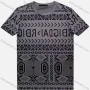 Wholesale Men's Casual Vintage Allover Print 100% Cotton Round Neck Short Sleeve preview