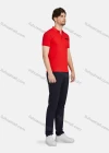 Wholesale Men's Casual Plain 100% Cotton Short Sleeve Labelled Polo Shirt 2209# - Liuhuamall