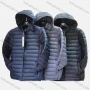 Wholesale Men's Casual Hooded Long Sleeve Zipper Plain Puffer Jacket preview