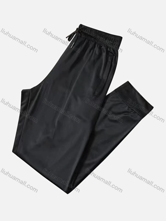 Wholesale Men's Athletic Drawstring Quick Dry Breathable Plain Ankle Length Pants