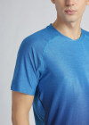Wholesale Men's Sporty Crew Neck Gradient Short Sleeve Quick-dry Breathable Athletic T-shirt - Liuhuamall