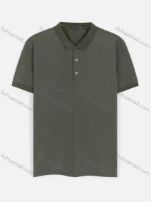Wholesale Men's Casual Short Sleeve Button Front Polo Shirts, LIUHUA CLOTHING WHOLESALE