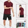 Wholesale Men's Sporty Crew Neck Short Sleeve Striped T-Shirt preview
