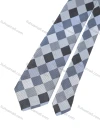 Wholesale Men's Business Plaid Contrast Ties & Pocket Square & Cufflinks Sets - Liuhuamall