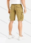 Wholesale Men's Casual Flap Pocket Zip Decor Plain Cargo Shorts With Belt 9382# - Liuhuamall