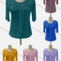 Wholesale Women's Casual Crew Neck Short Sleeve Lace Rhinestone Blouse preview