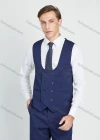 Wholesale Men's Formal Single Breasted Plain Suit Jacket 3 Piece Set - Liuhuamall