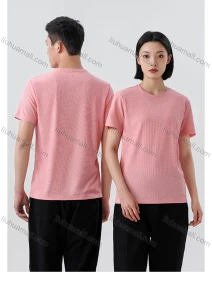 Wholesale Men's Fashion Breathable Grid Oversized Crew Neck Casual Plain Short Sleeve JHS-W23058#, LIUHUA CLOTHING WHOLESALE