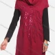 Wholesale Women's Casual Plain Turtleneck Beaded Sequin Knit Tunic 311# 311# Clothing Wholesale Market Liuhua