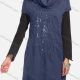 Wholesale Women's Casual Plain Turtleneck Beaded Sequin Knit Tunic 311# 515# Clothing Wholesale Market Liuhua