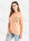 Wholesale Women's Casual Short Sleeve Crew Neck Tee - Liuhuamall